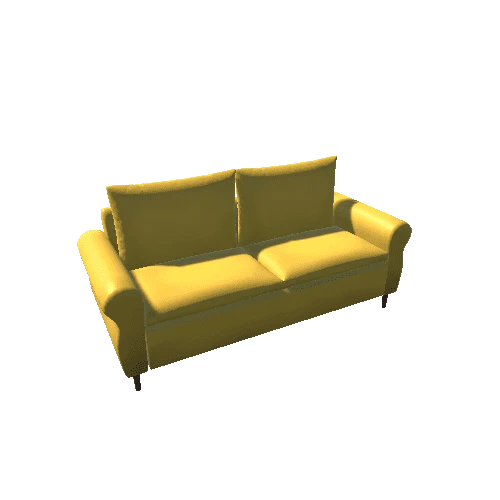 Couch 3 Yellow